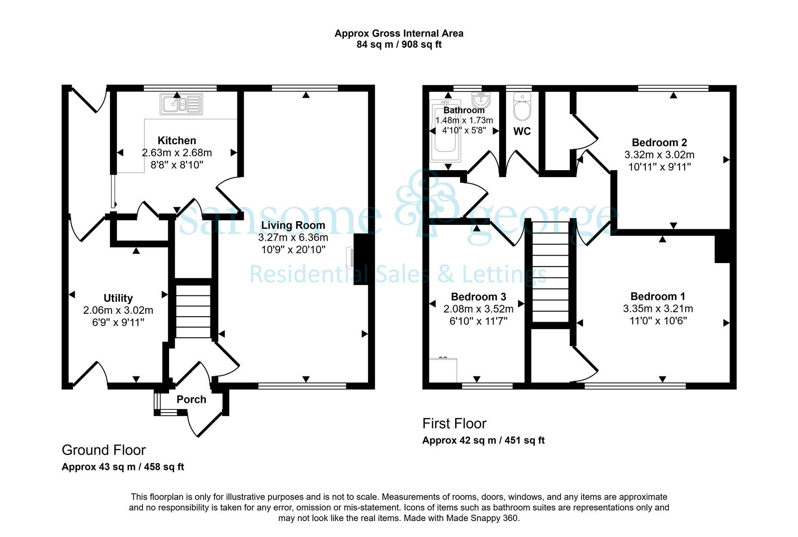 Gainsborough Road, Reading floorplan