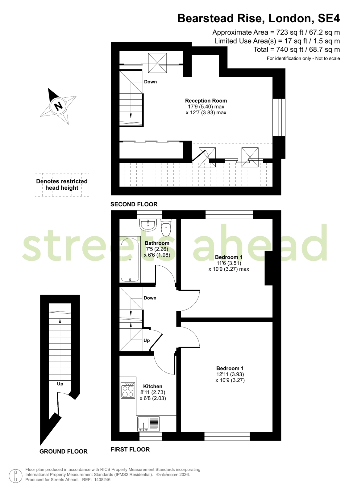 31B, Bearstead Rise, London floorplan