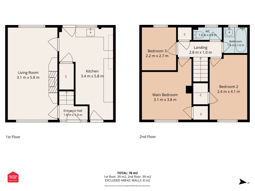 6 Hymers Avenue, South Shields floorplan