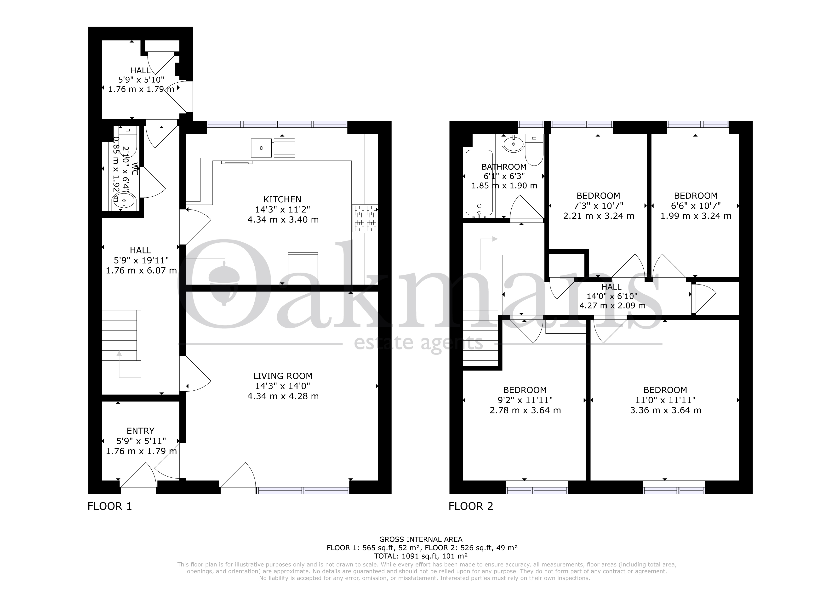 89, The Fairway, Birmingham floorplan