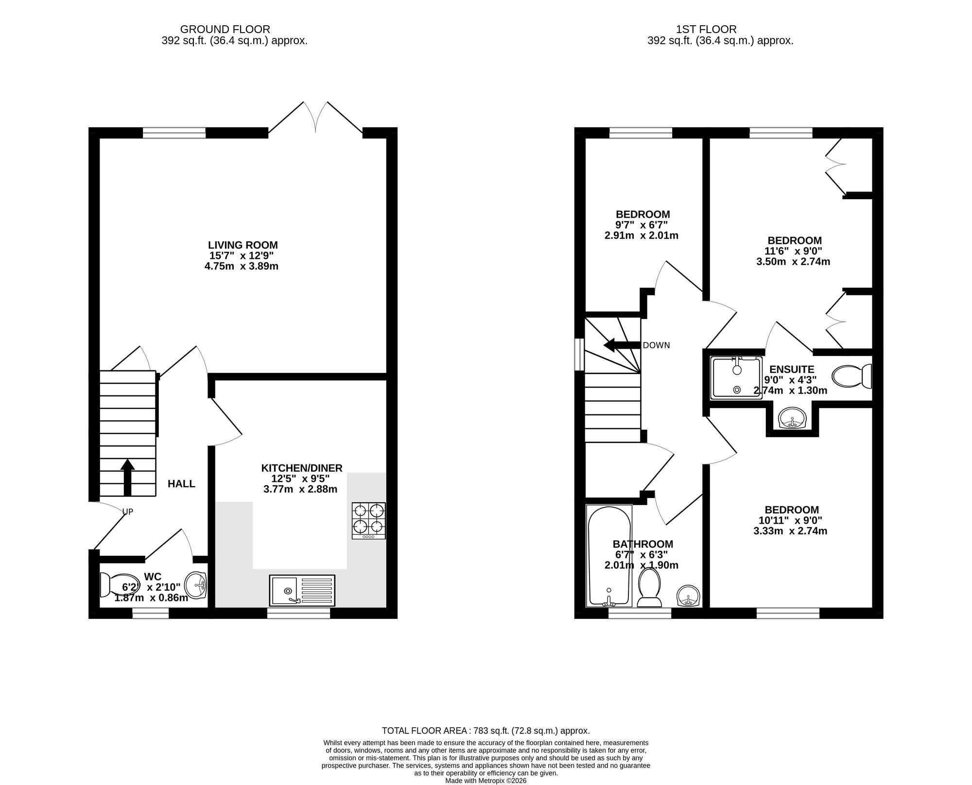 20 Stow Park Drive, Newport floorplan
