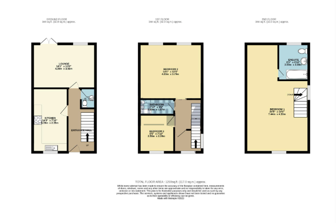 1, Cambridge floorplan