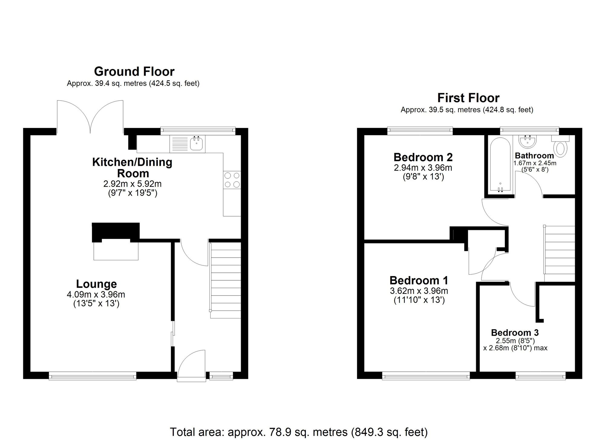 27 Dixies Close, Baldock floorplan