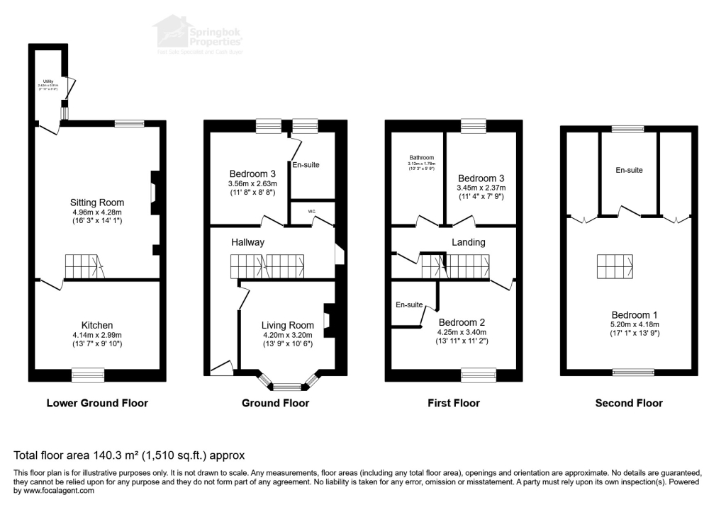 2, Park Road, Windermere, Cumbria floorplan