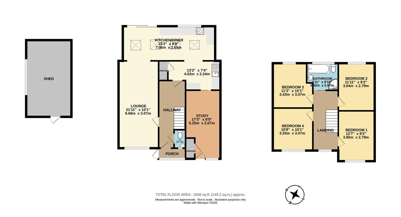 45, Church Road, Plymouth floorplan