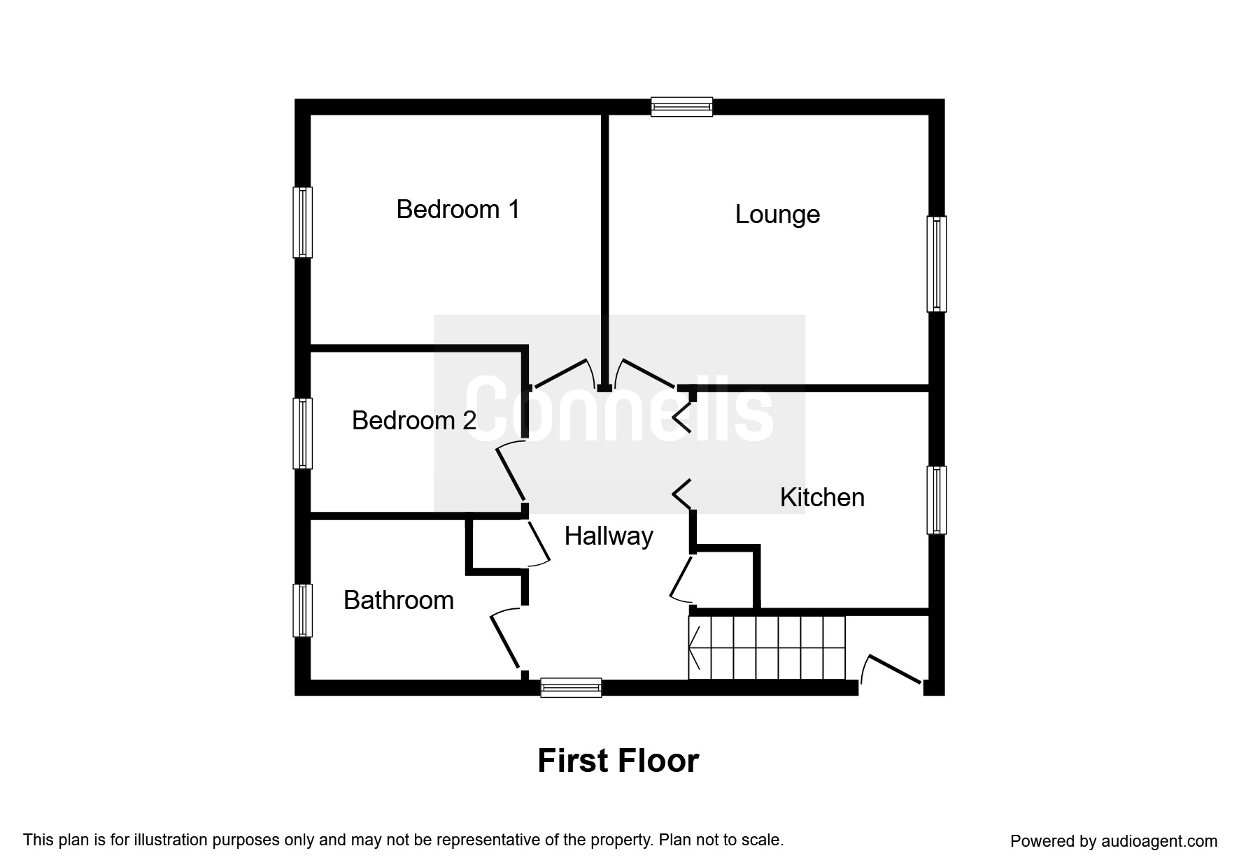 2 Bedrooms Flat for sale in Offmore Road, Kidderminster DY10