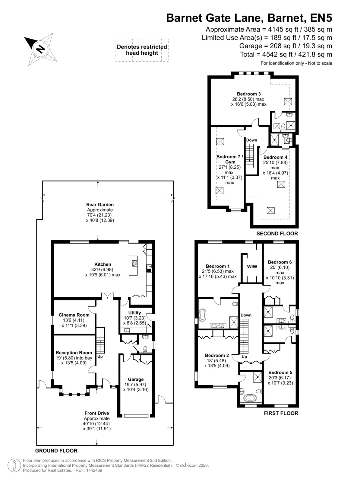 Ashmere House, 17A, Barnet Gate Lane, Arkley floorplan