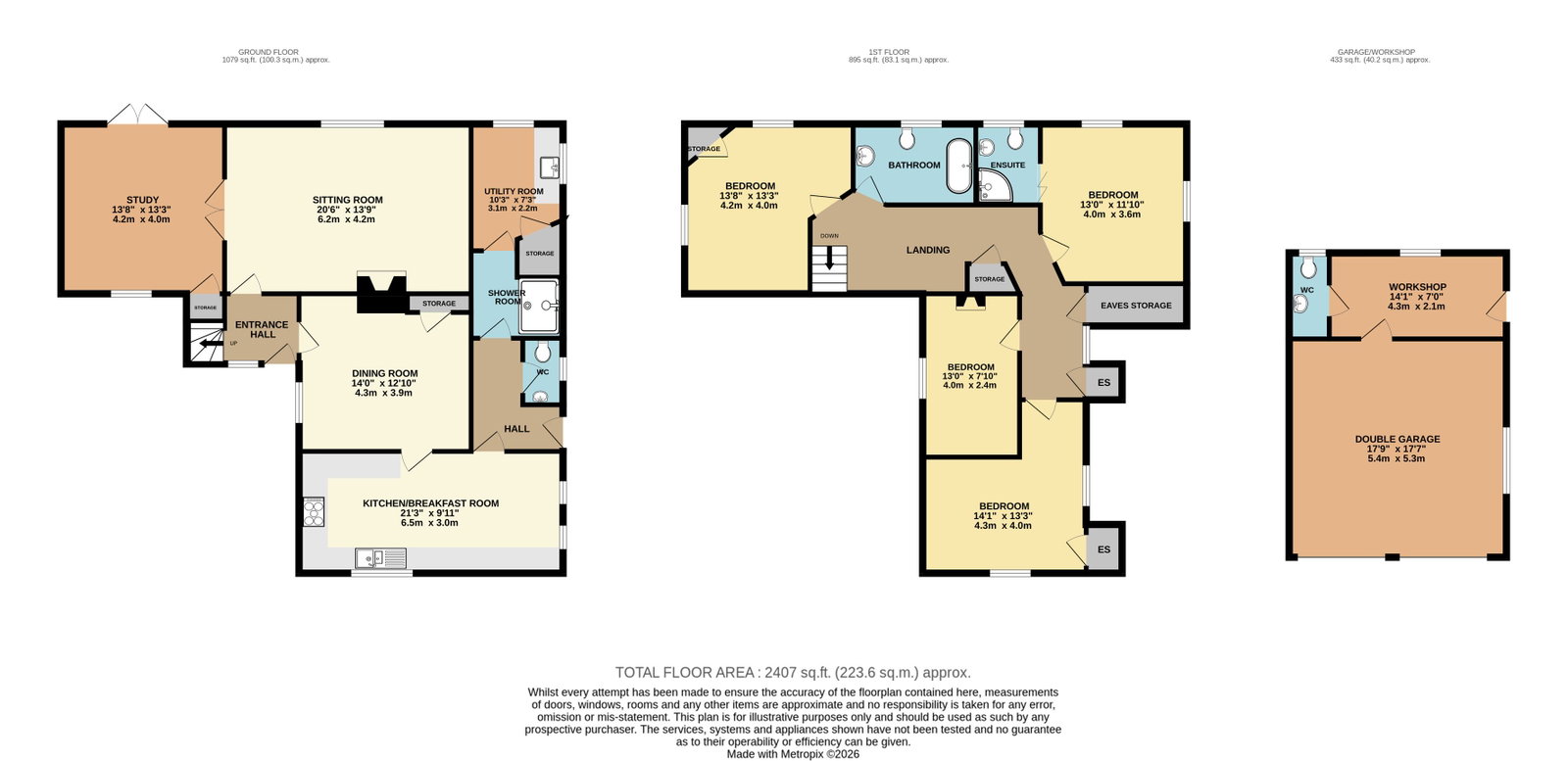 Glebe Cottage, Ashperton Road, Ledbury floorplan