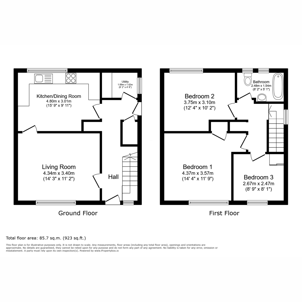 1a, Walnut Grove, Dewsbury floorplan