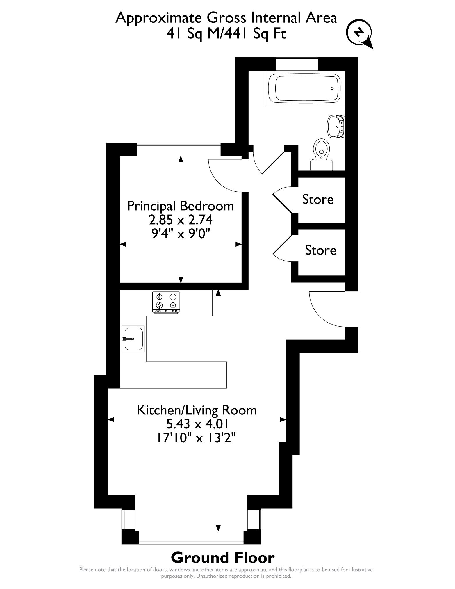 Lyttleton Court 2, Welsh Street, Chepstow floorplan