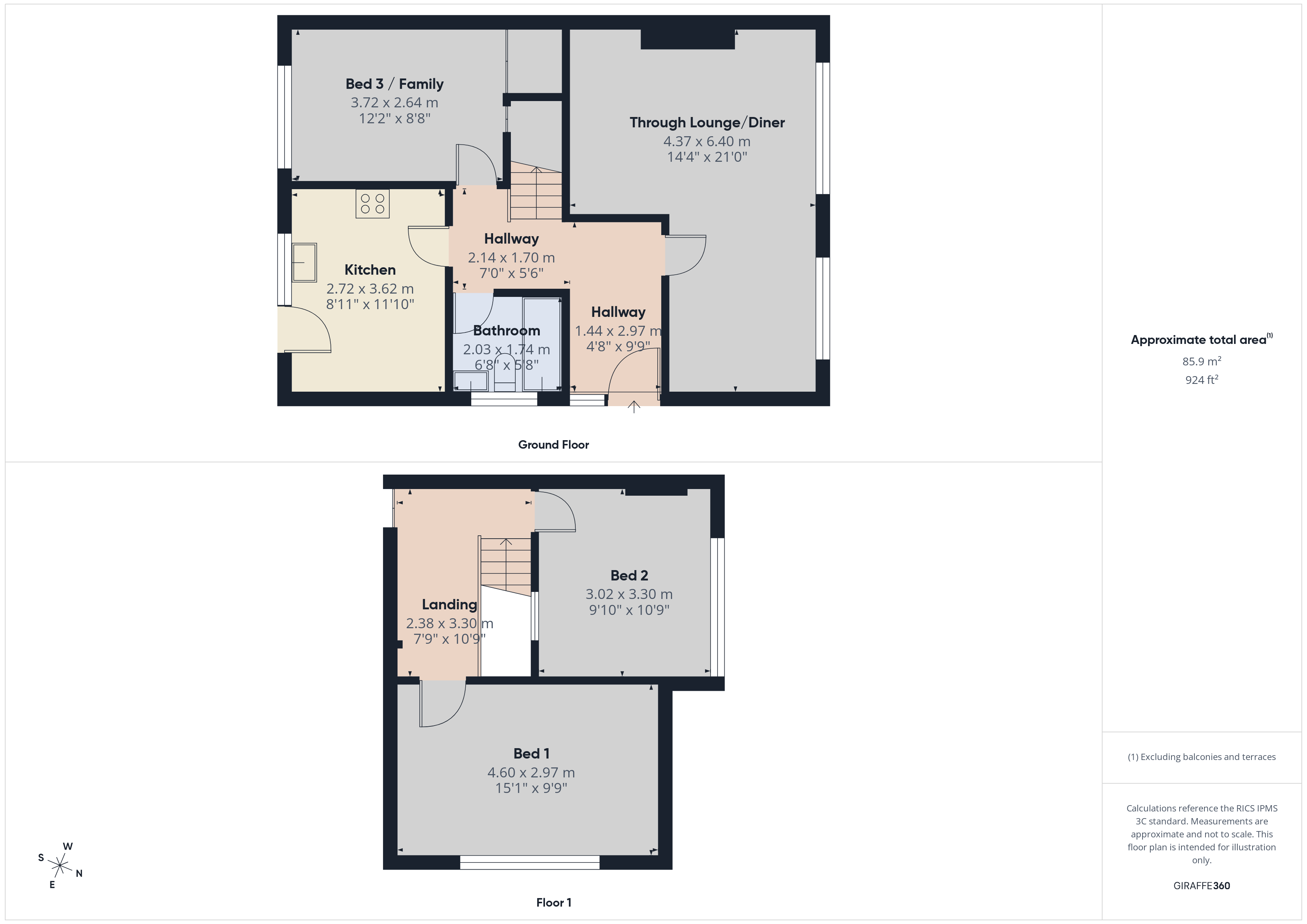 1, The Crescent, BROUGH floorplan