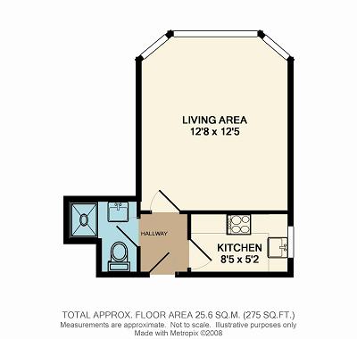 Flat 4, 2, Wickham Road, Beckenham floorplan