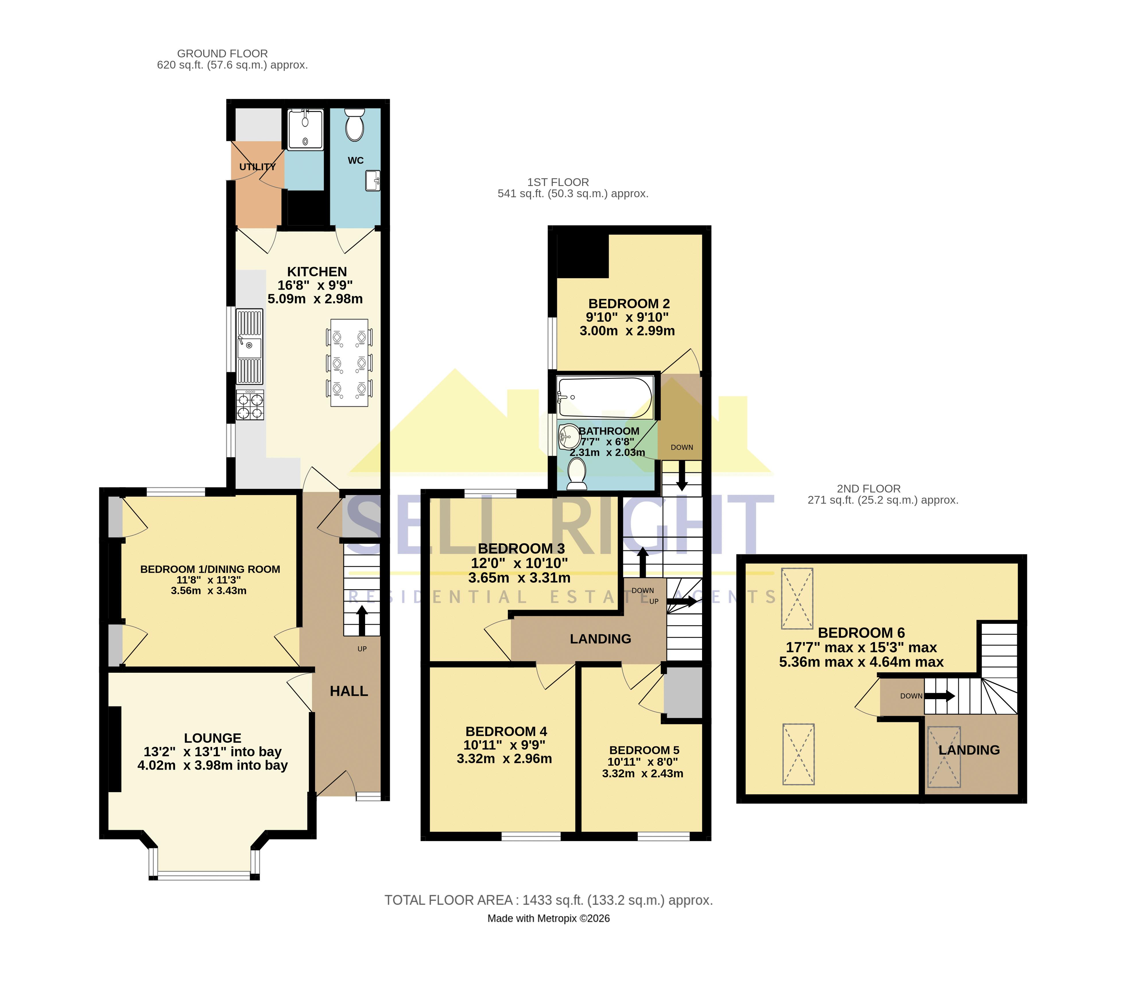 33, Llantwit Road, Pontypridd floorplan