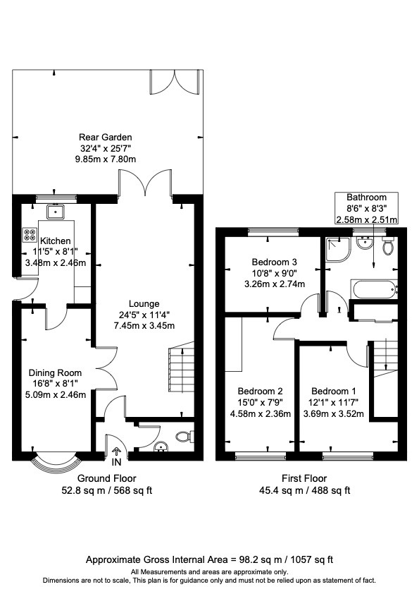 22 Gravel Pit Road, Flitwick, Bedfordshire floorplan