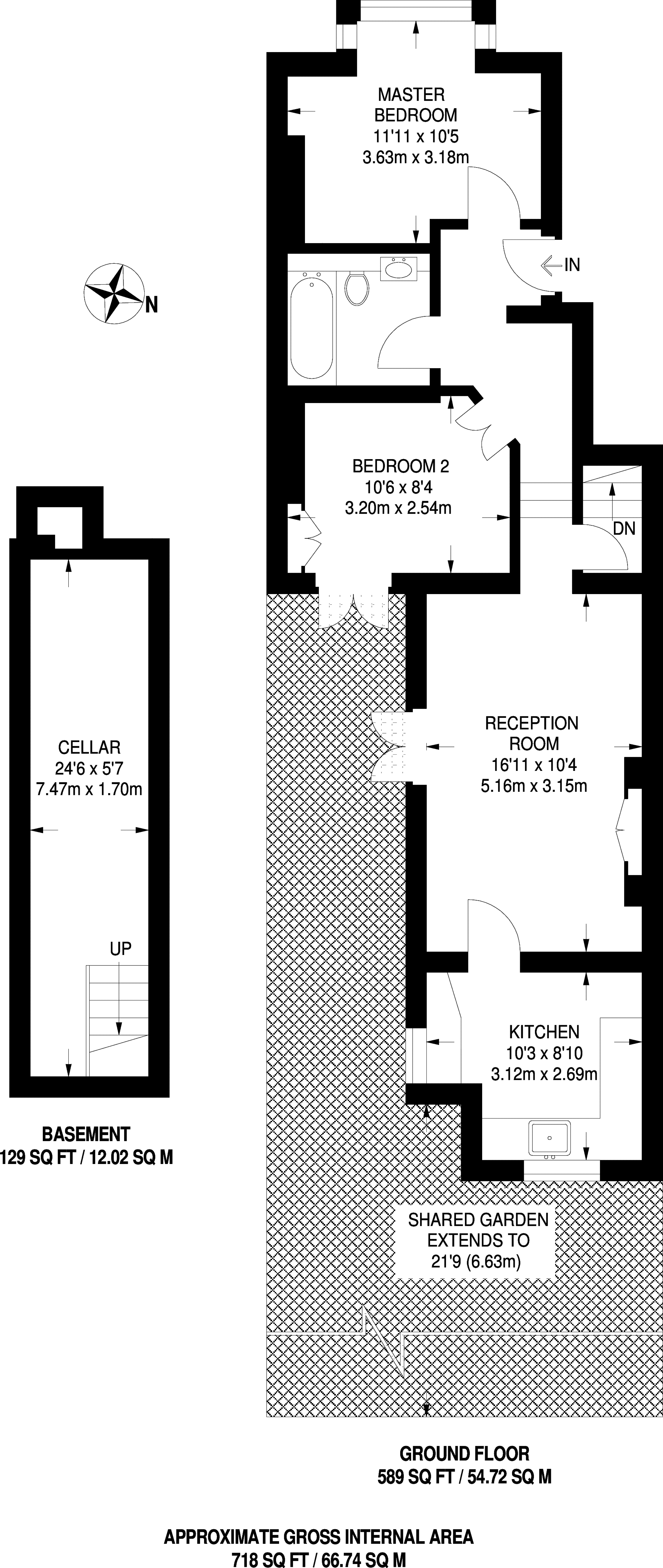 2 Bedrooms Flat to rent in Epple Road, Parsons Green SW6