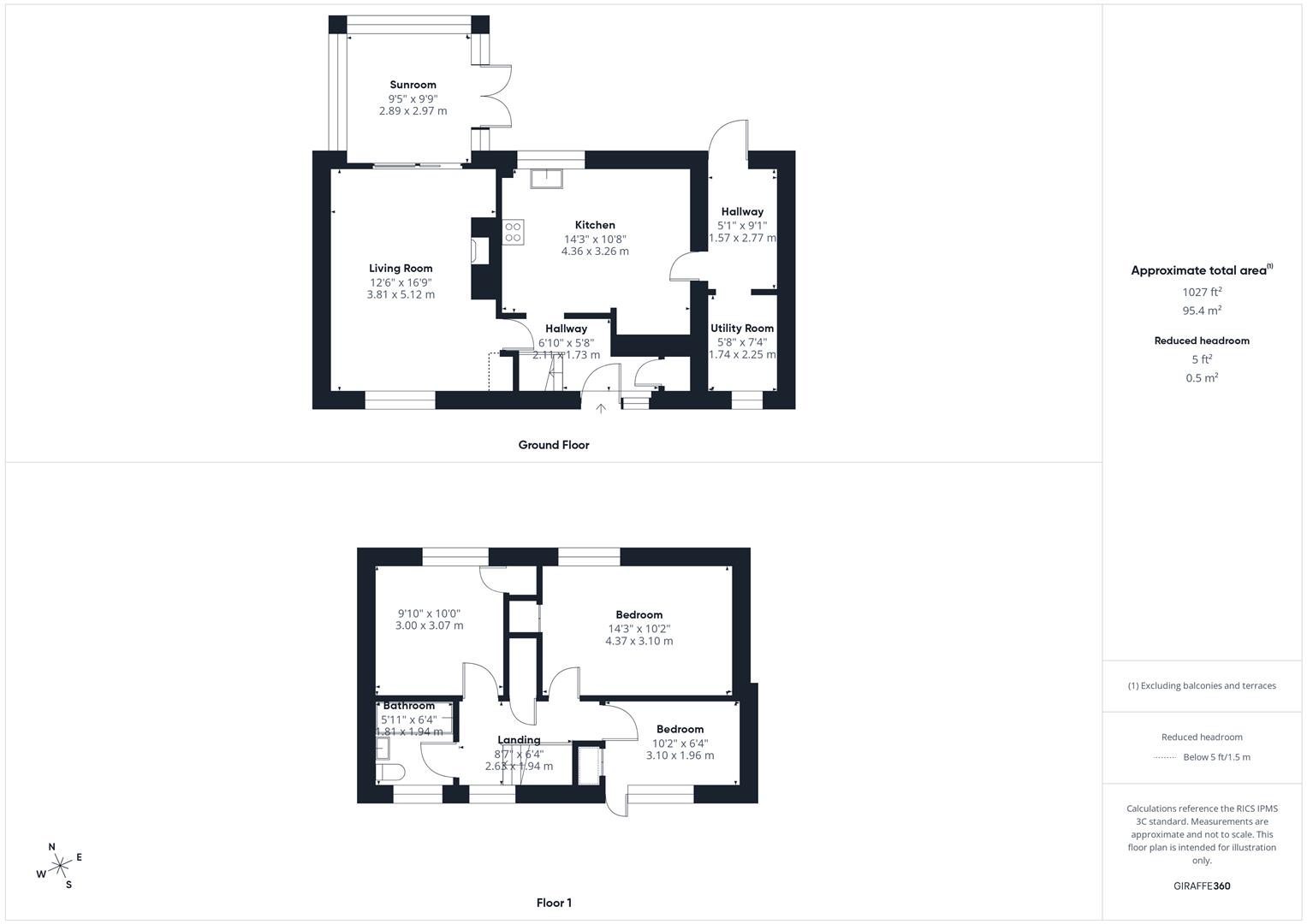193, Churchill Avenue, Aylesbury floorplan