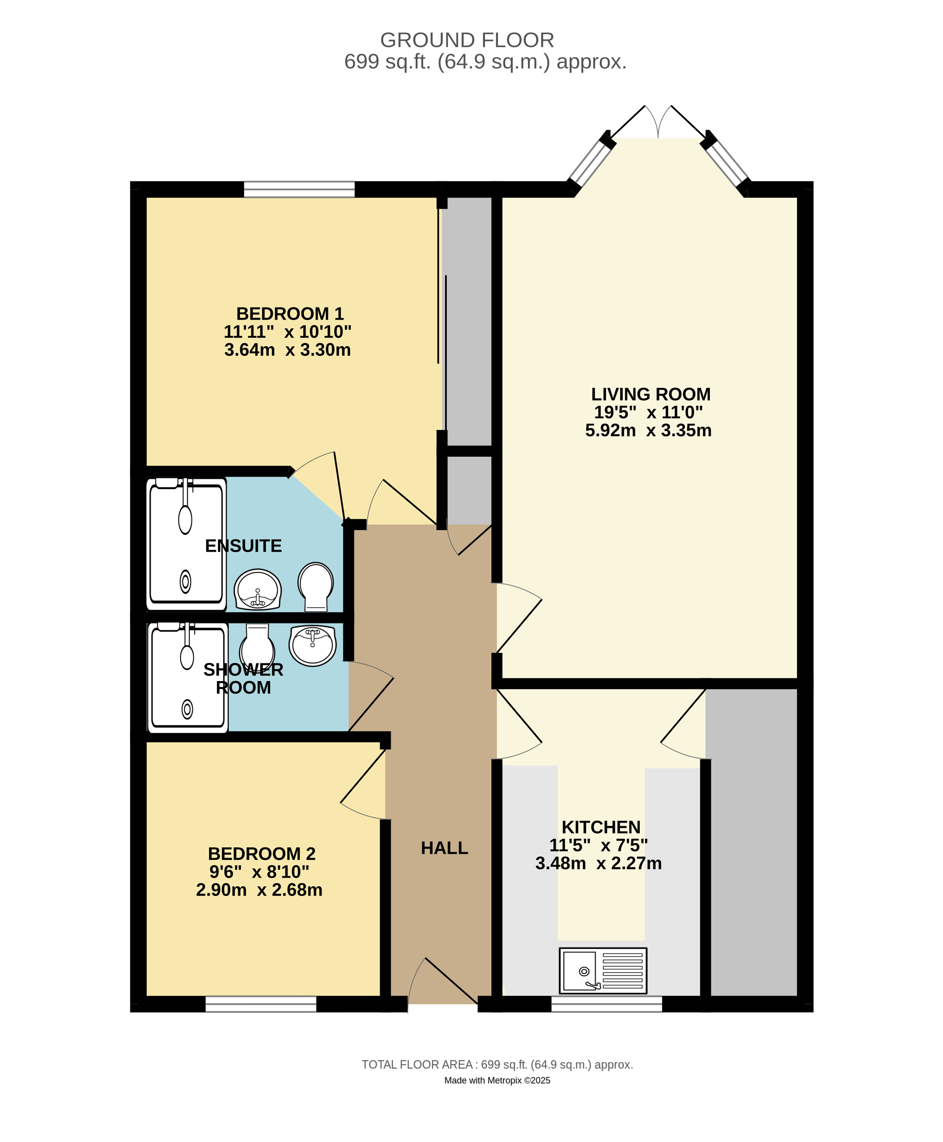 Flat 10, St. Margarets Court,, Arundel Road, Angmering floorplan