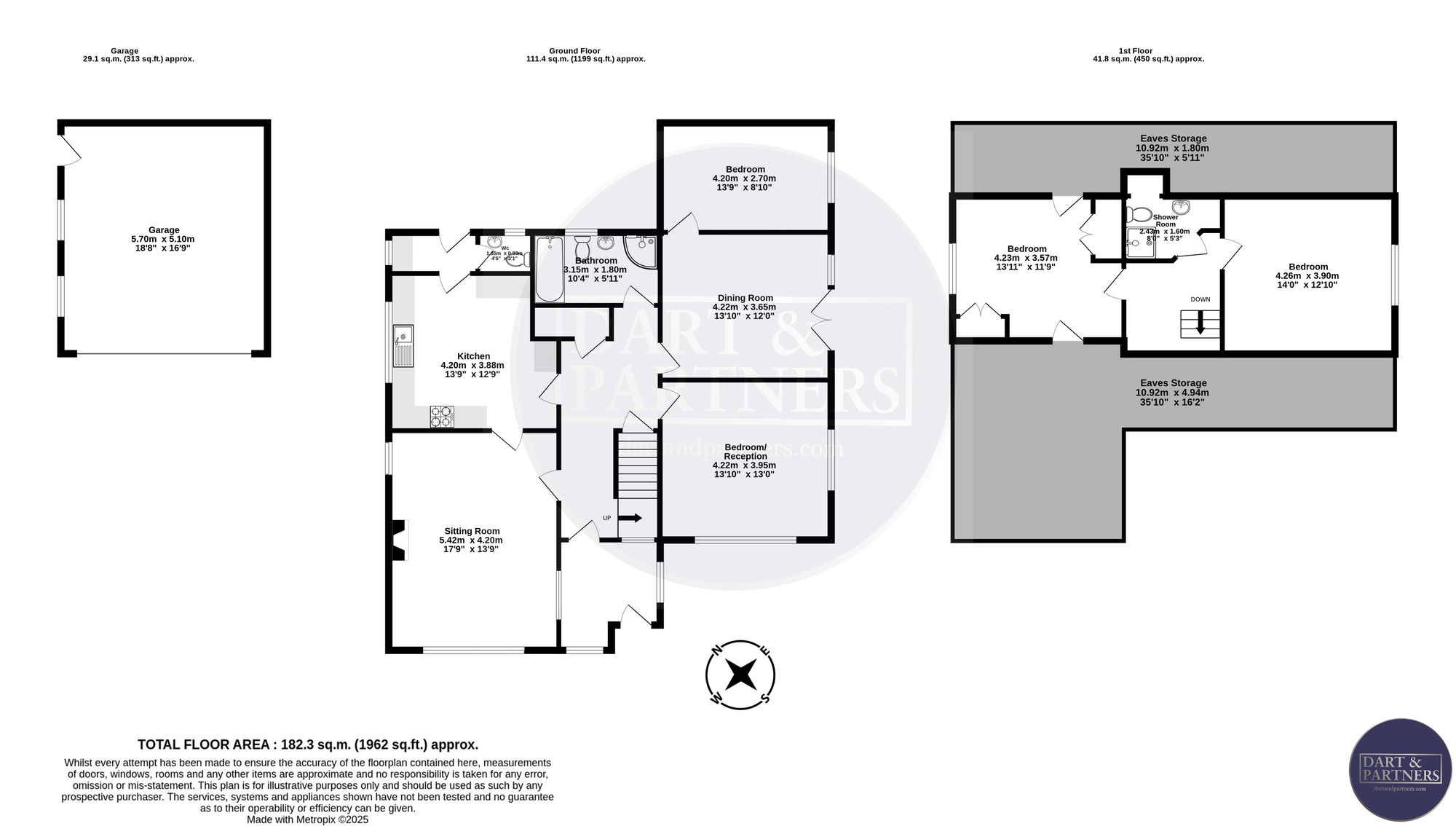Rosegarth, Dawlish floorplan