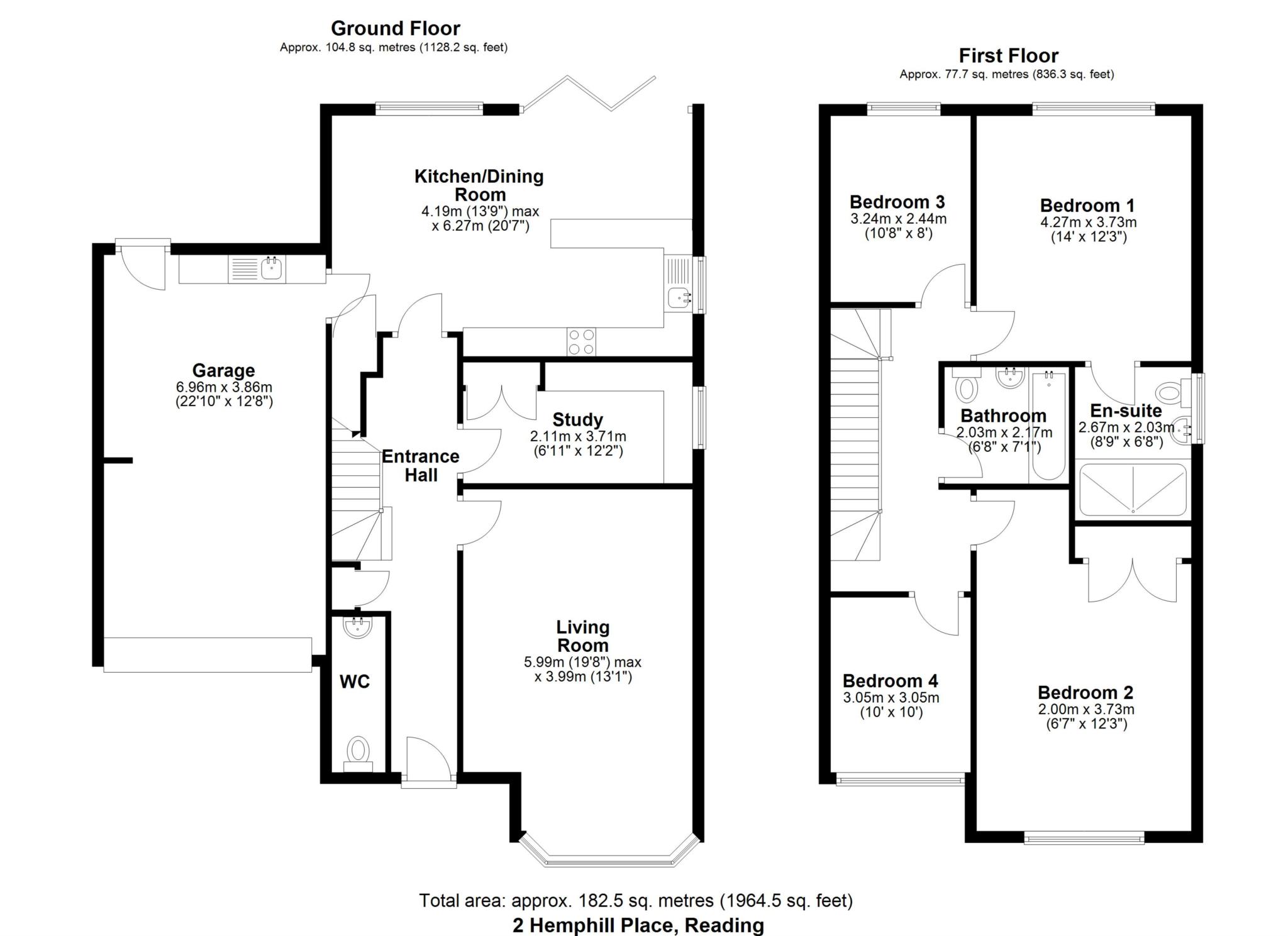 2, Hemphill Place, Reading floorplan