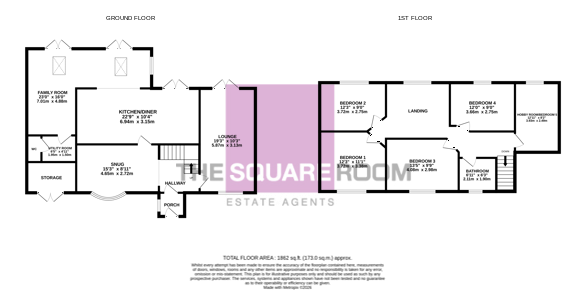 Hawthorn Cottage, Rosslyn Avenue, Preesall floorplan