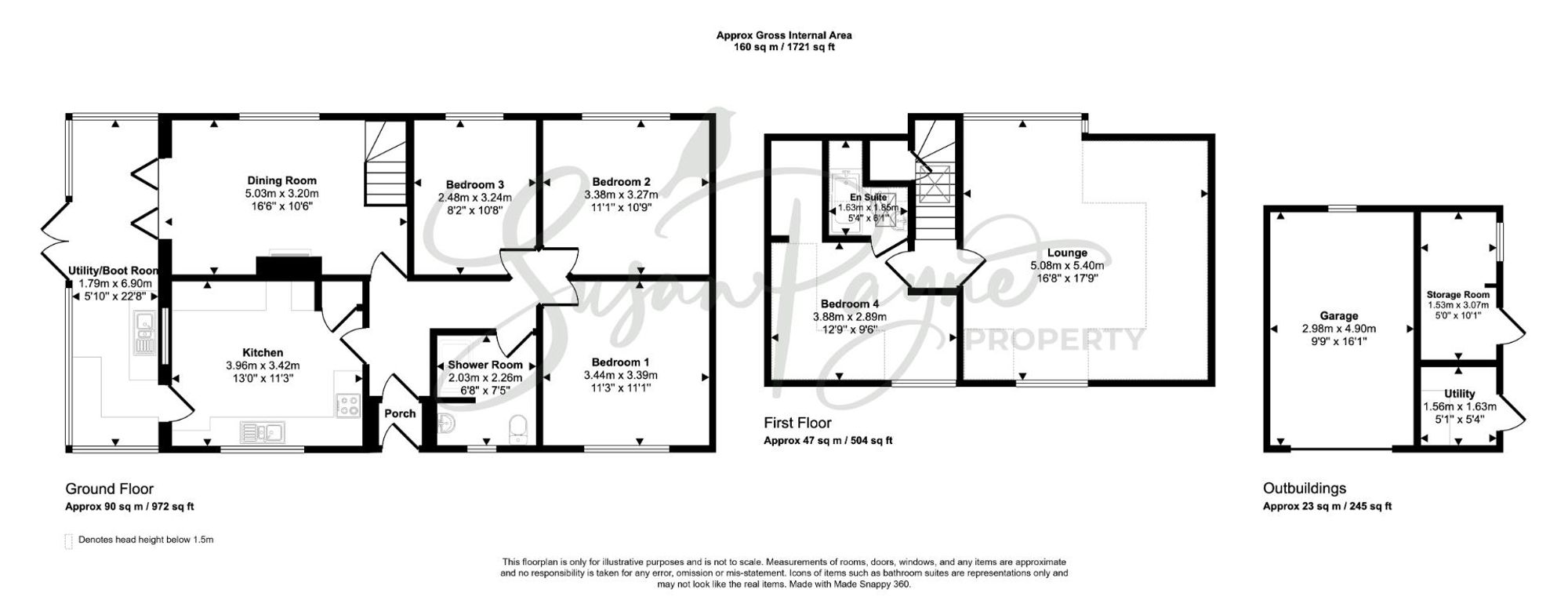 Hillcroft Newport Road, Ventnor floorplan
