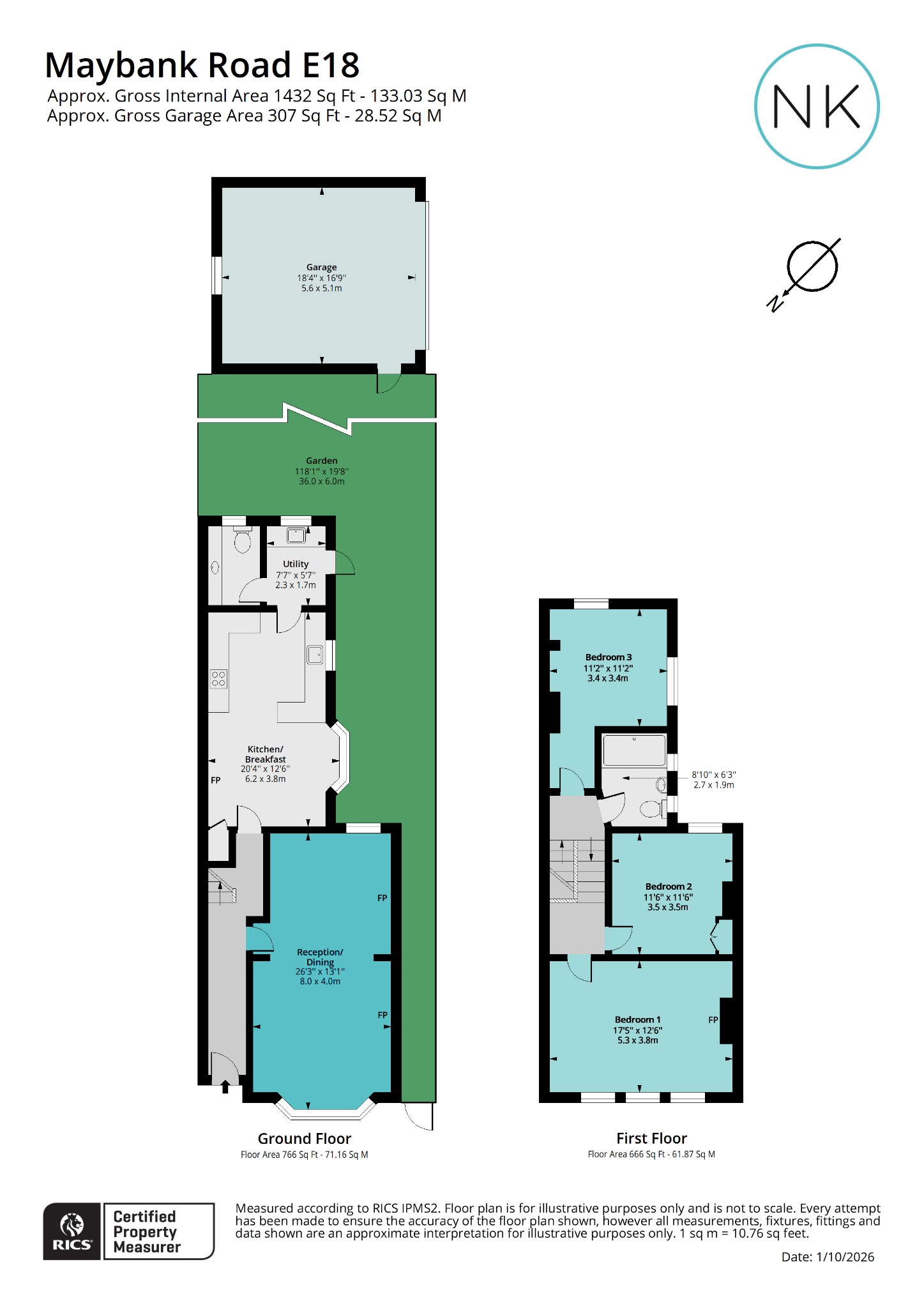 Maybank Road, London floorplan