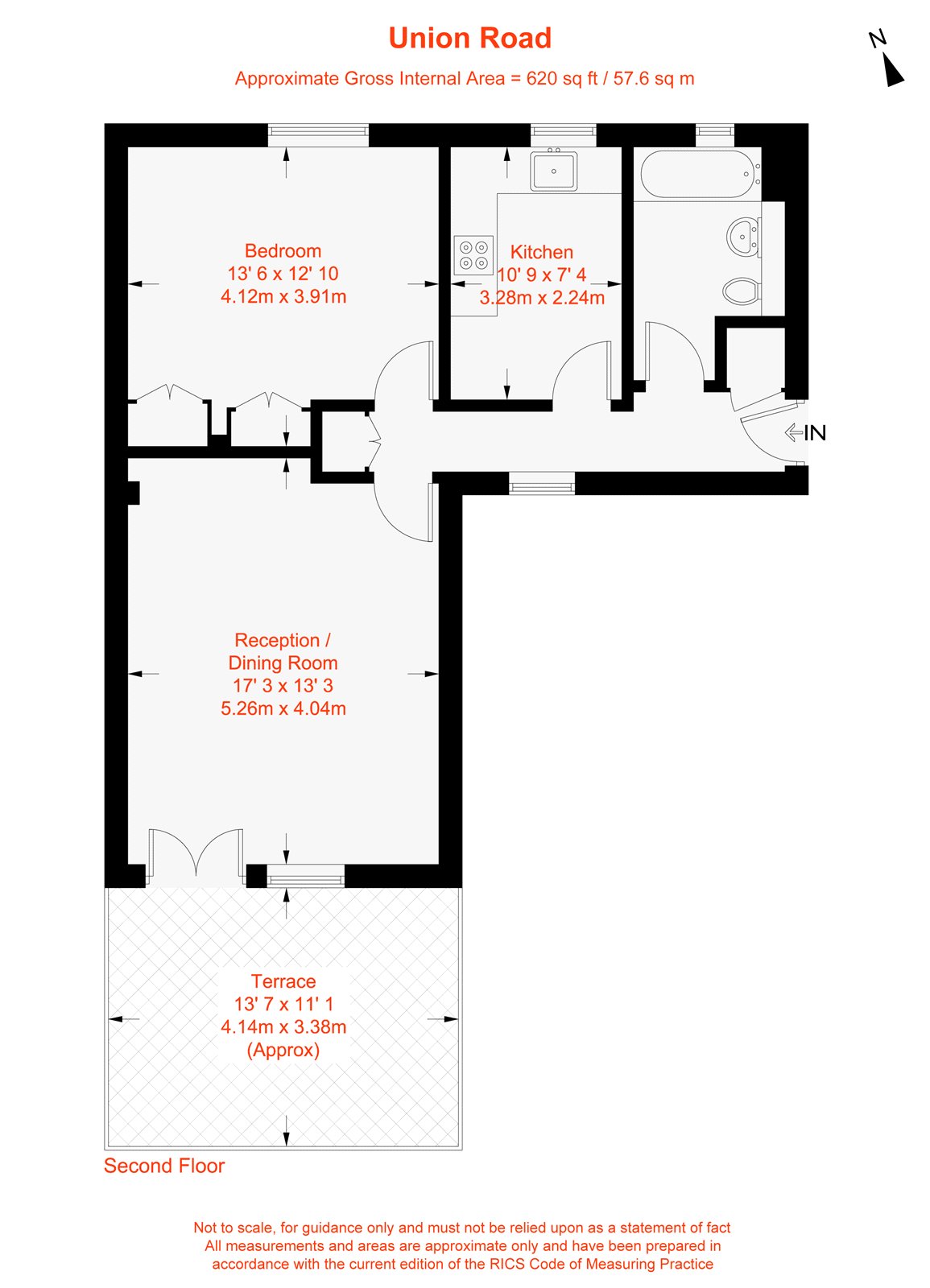 Union Road, London floorplan
