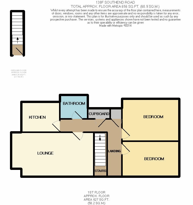Free property report 138F, Southend Road, Stanford Le Hope, SS17 7AL