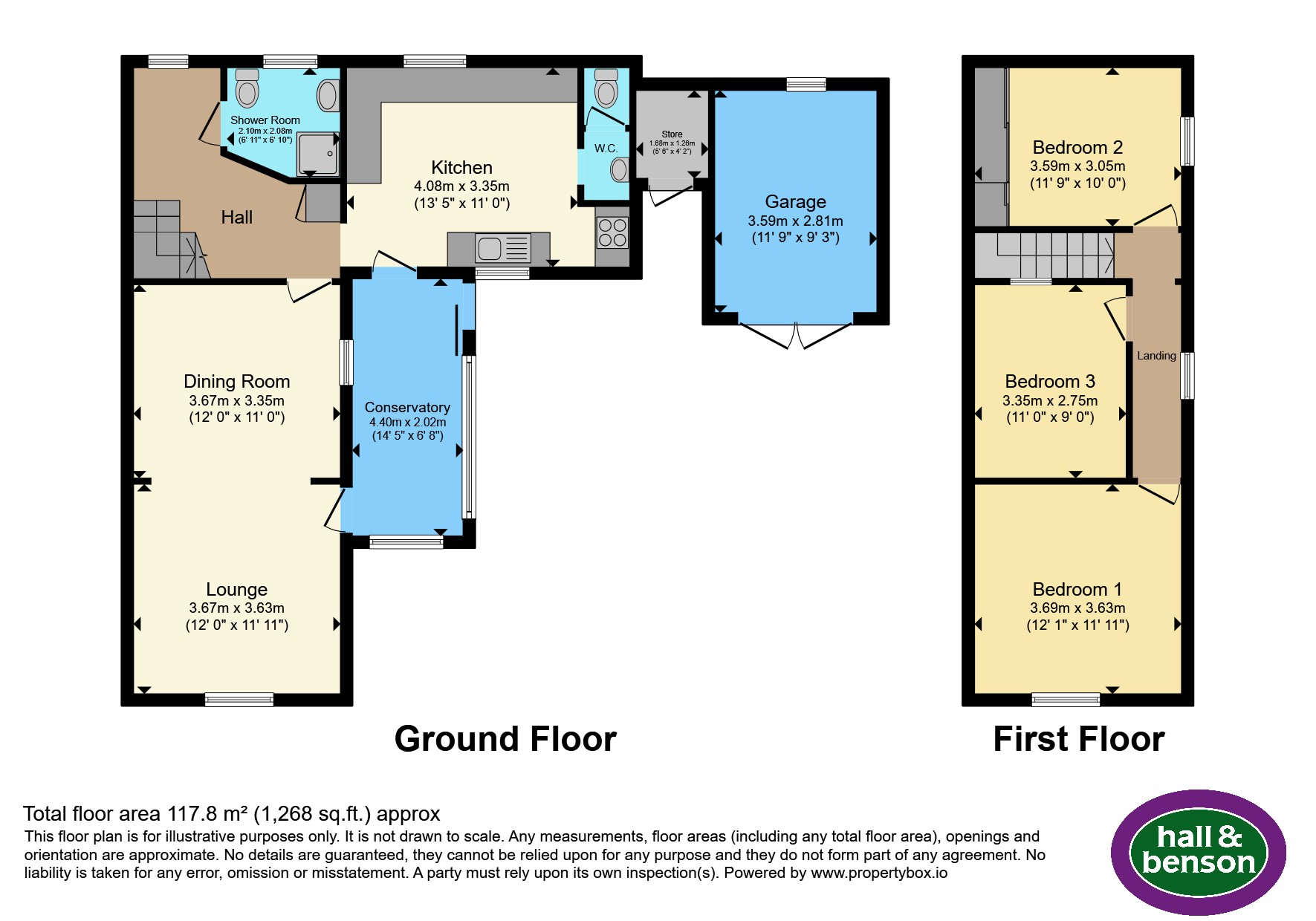 104, Over Lane, Belper floorplan