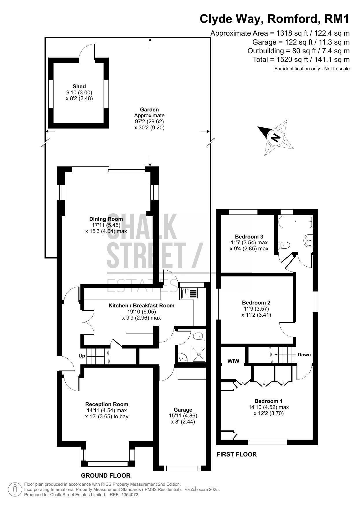 14, Clyde Way, Romford floorplan
