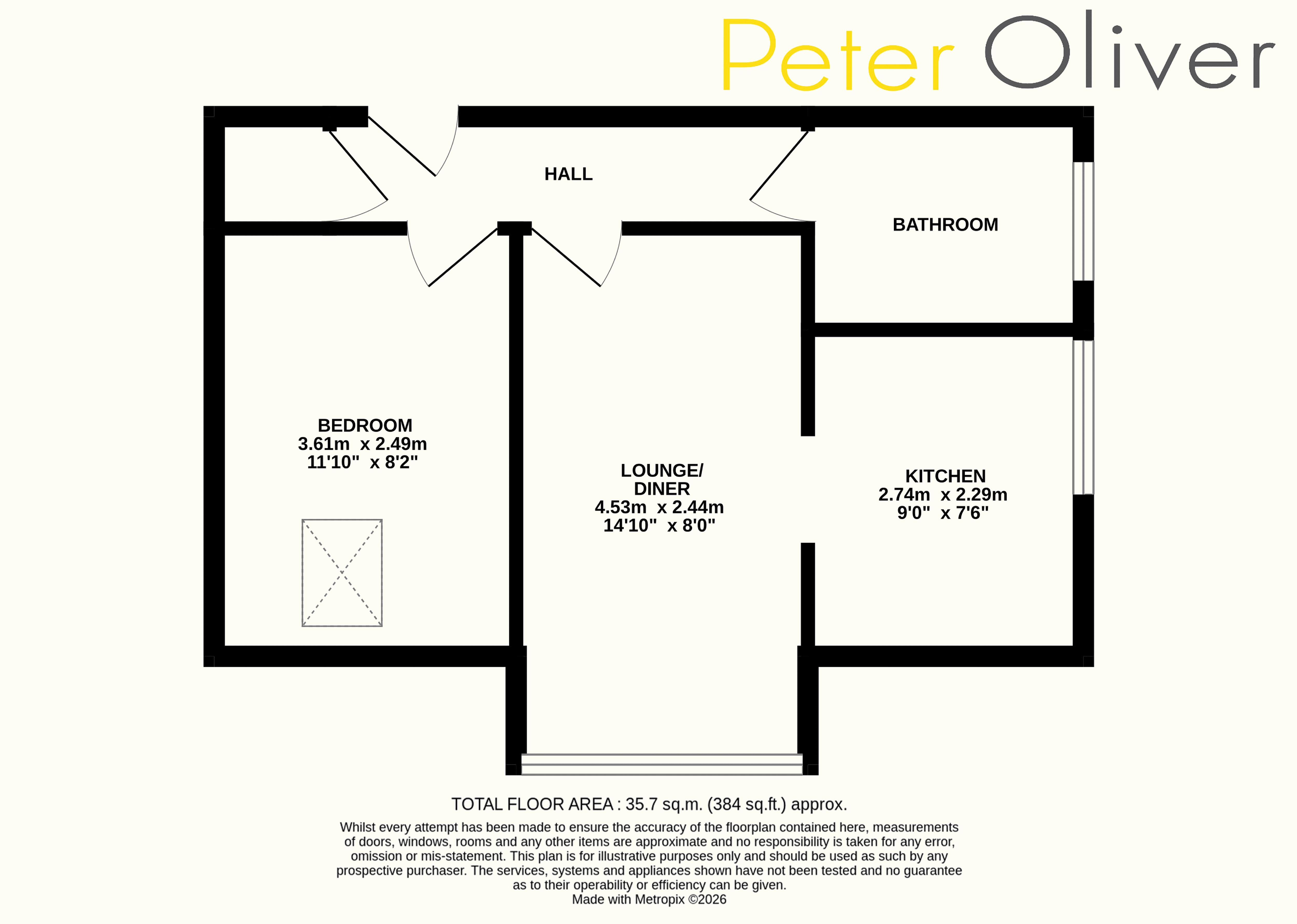 Flat 4A Enterprise House, High Street, Buxted floorplan