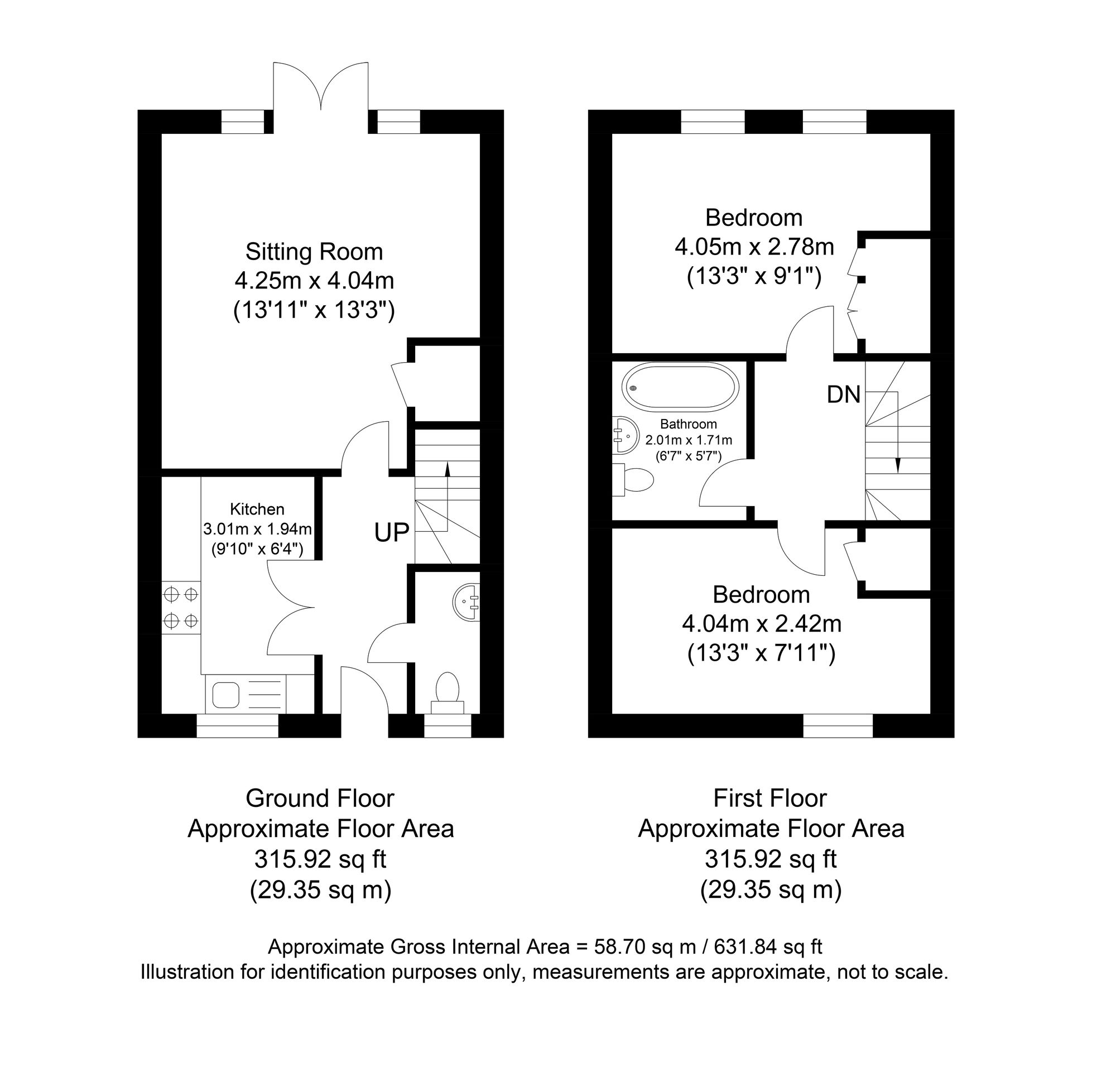 29 The Forges, Lewes floorplan