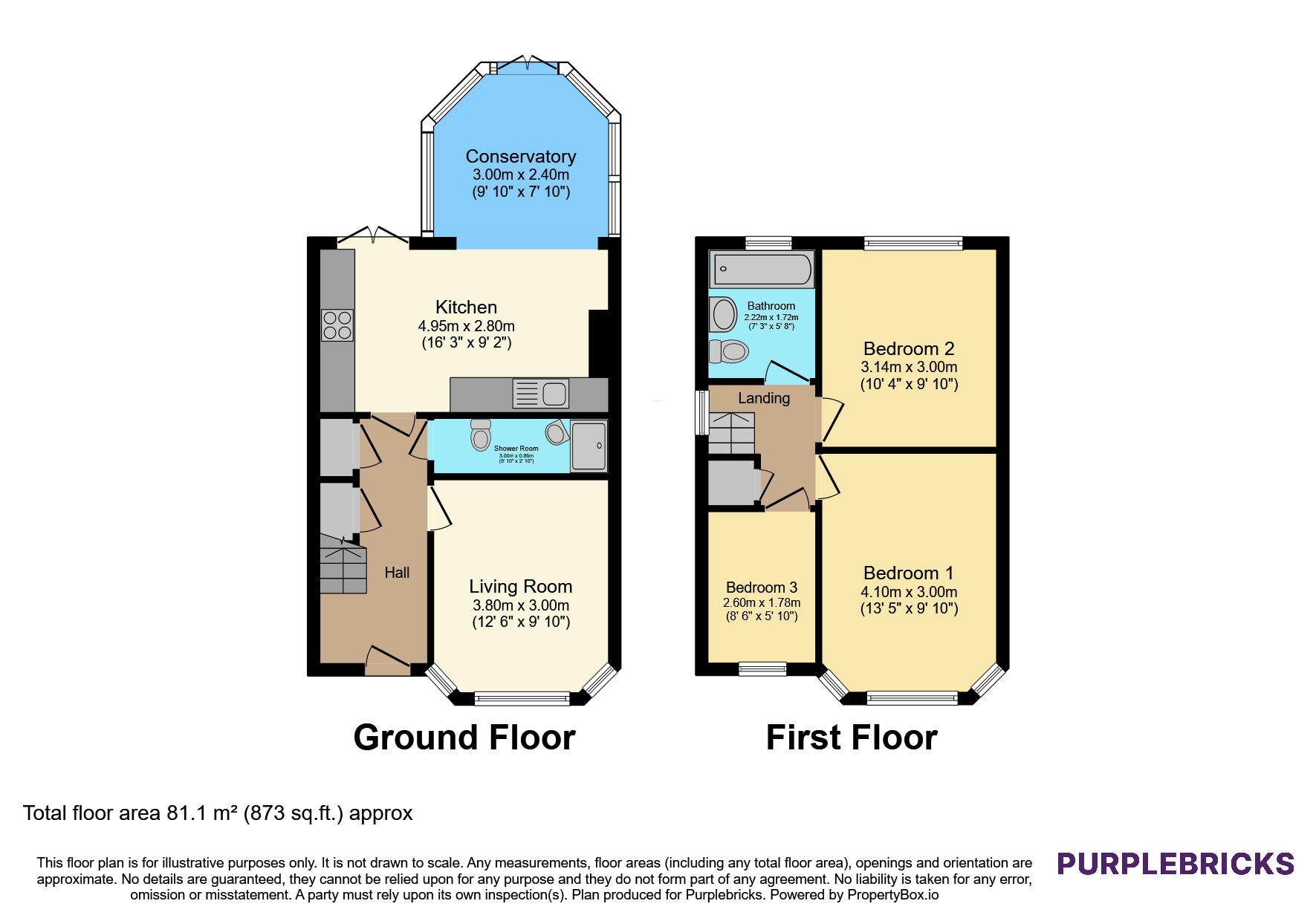 458, Baker Street, Enfield floorplan