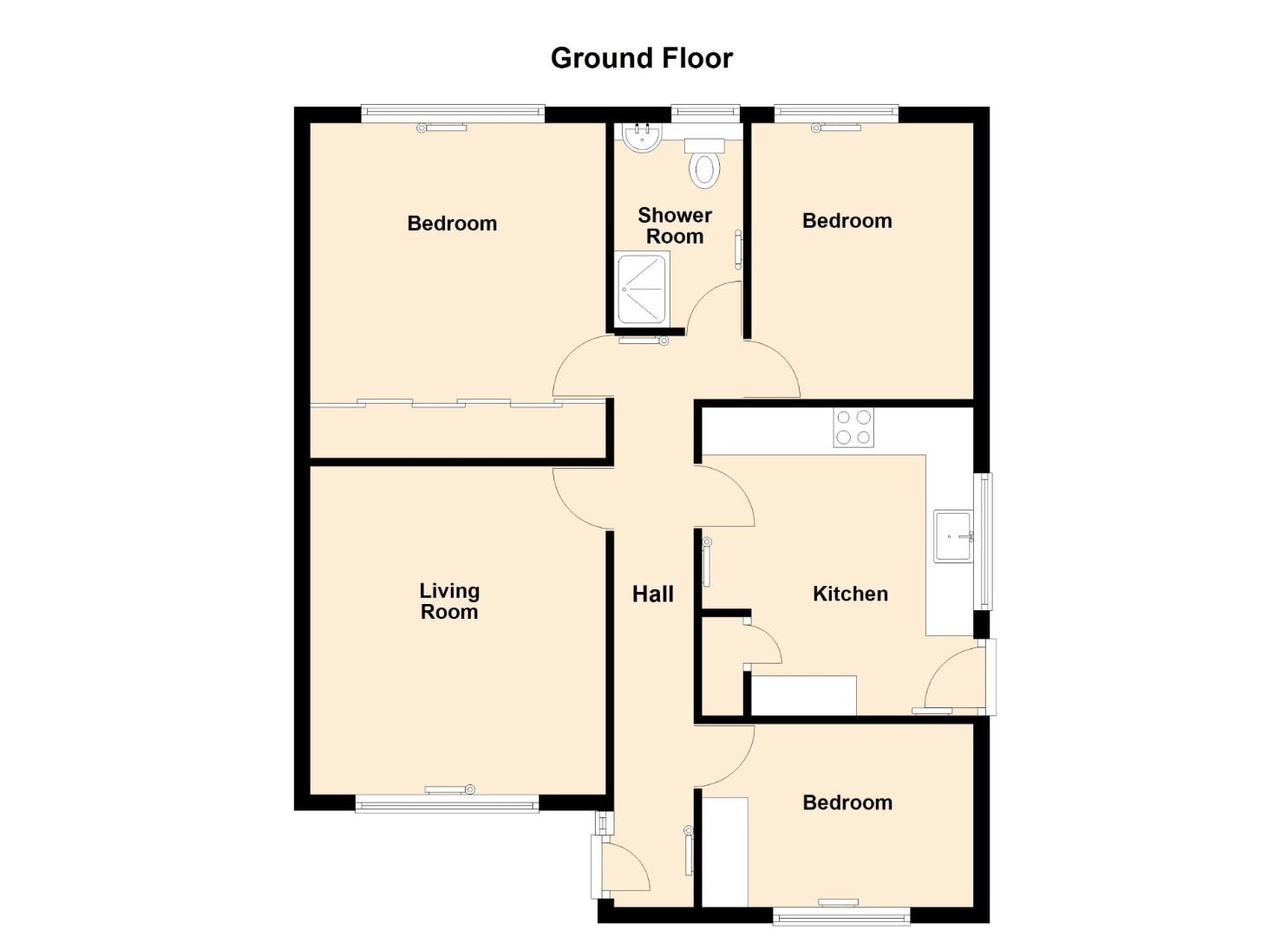 3A, Swallow Drive, Brandon floorplan