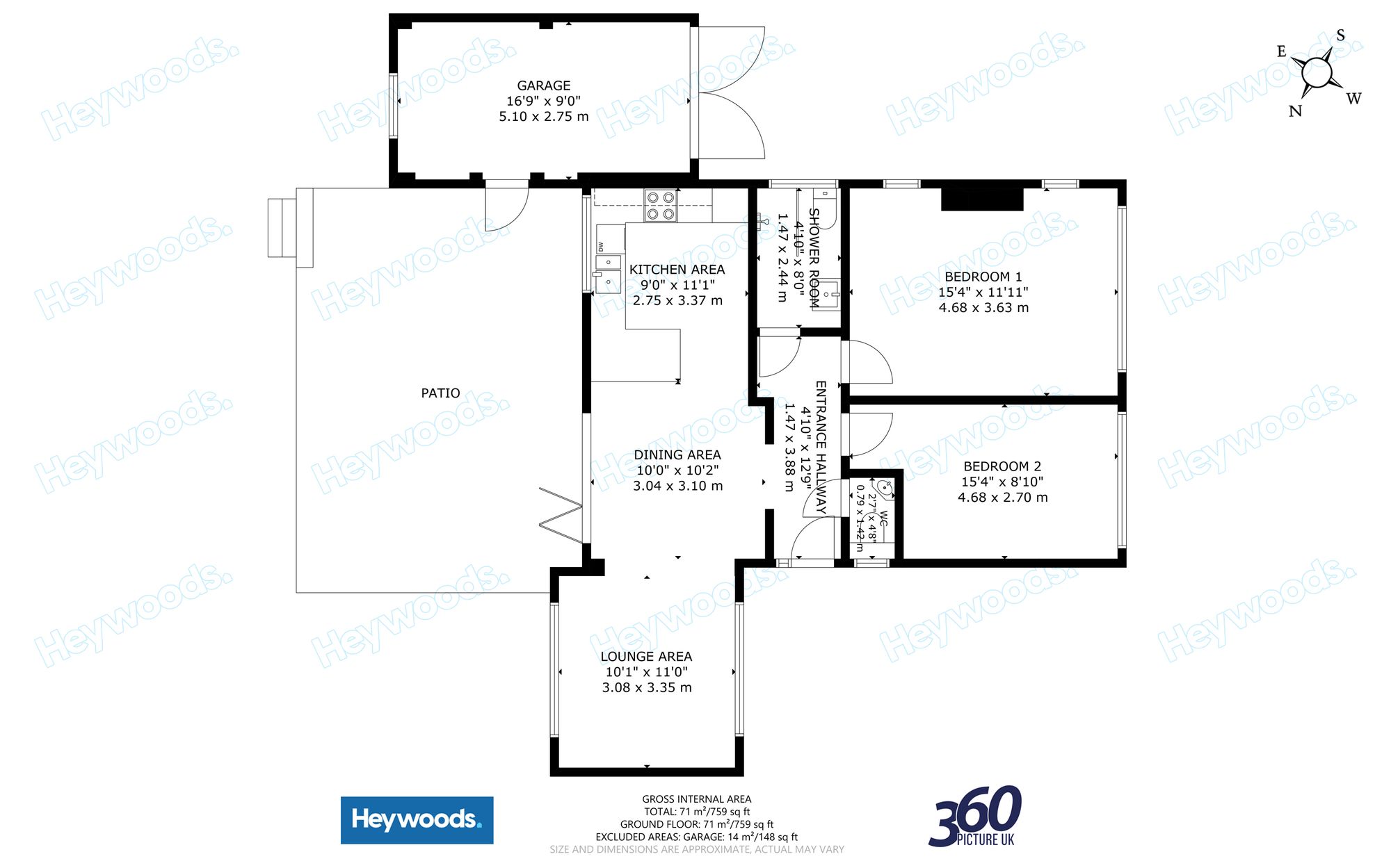 28 Fox Grove, Newcastle floorplan
