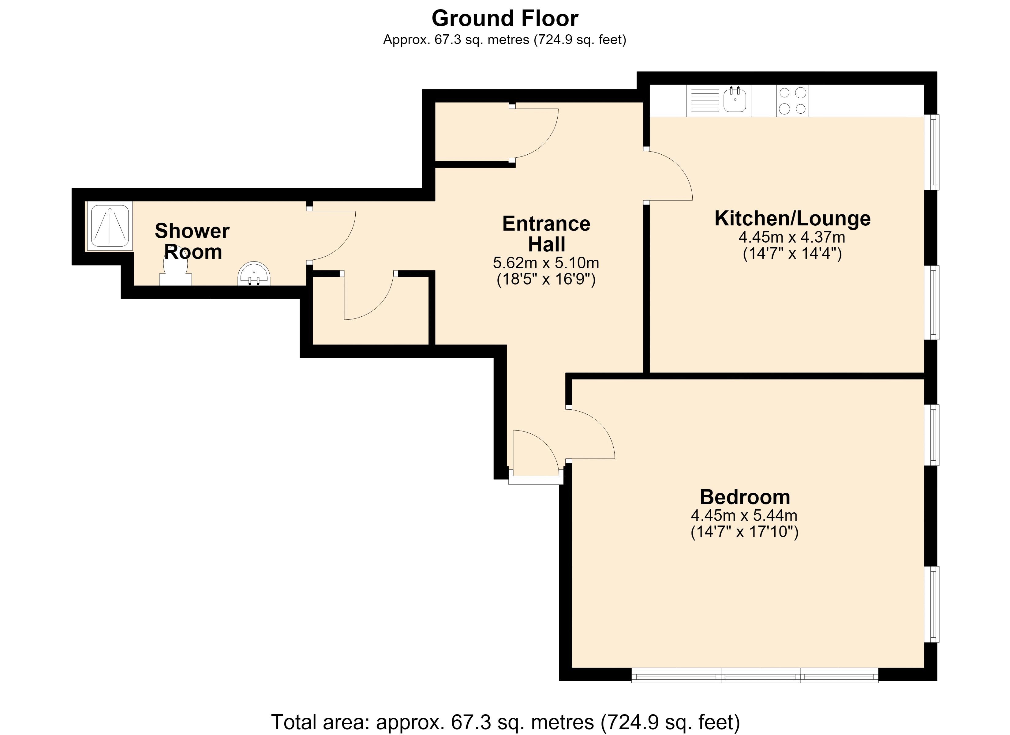 1b Landaras, Royston Grove, Hatch End floorplan