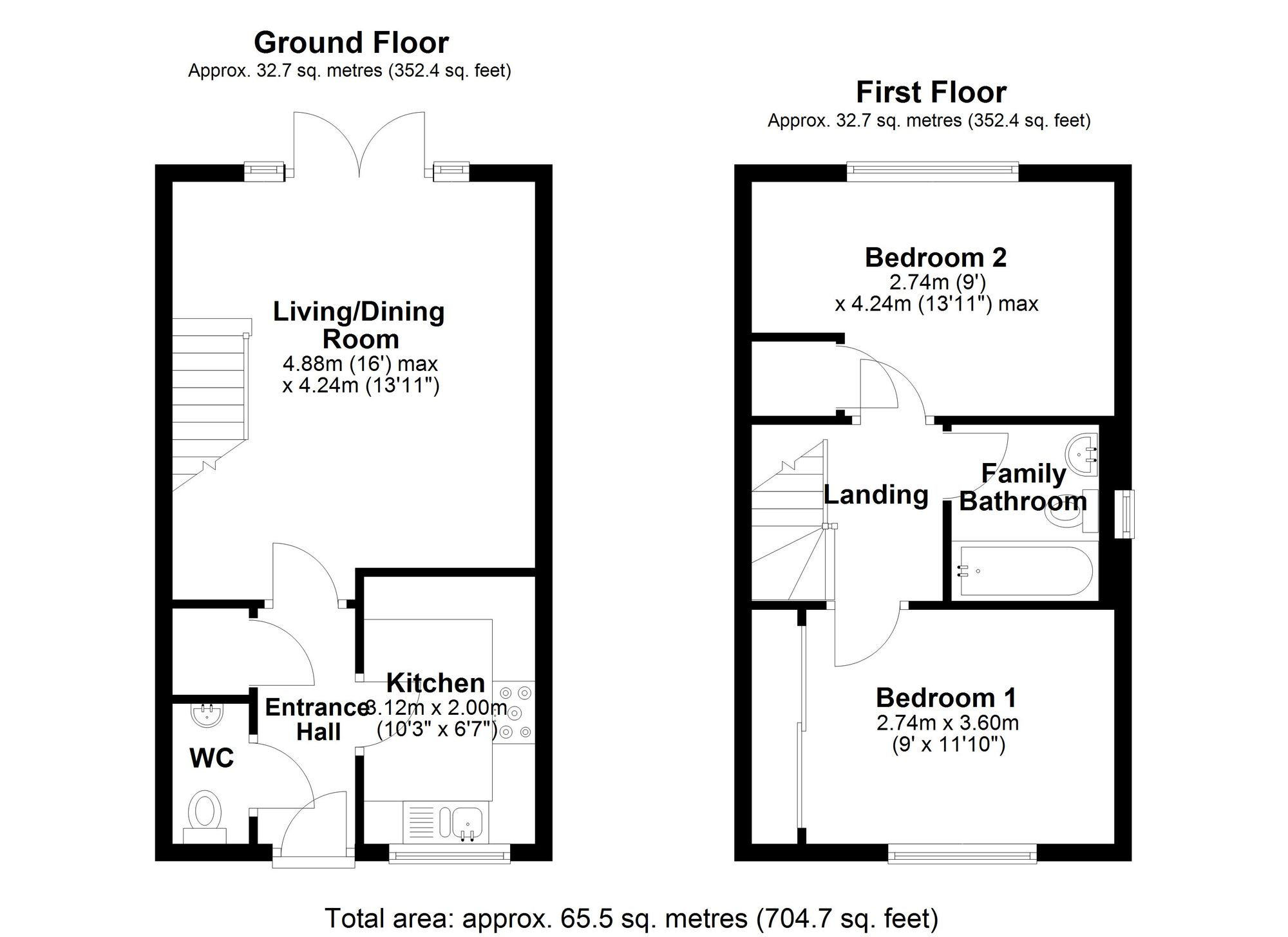 9 Stevenson Close, Wantage floorplan