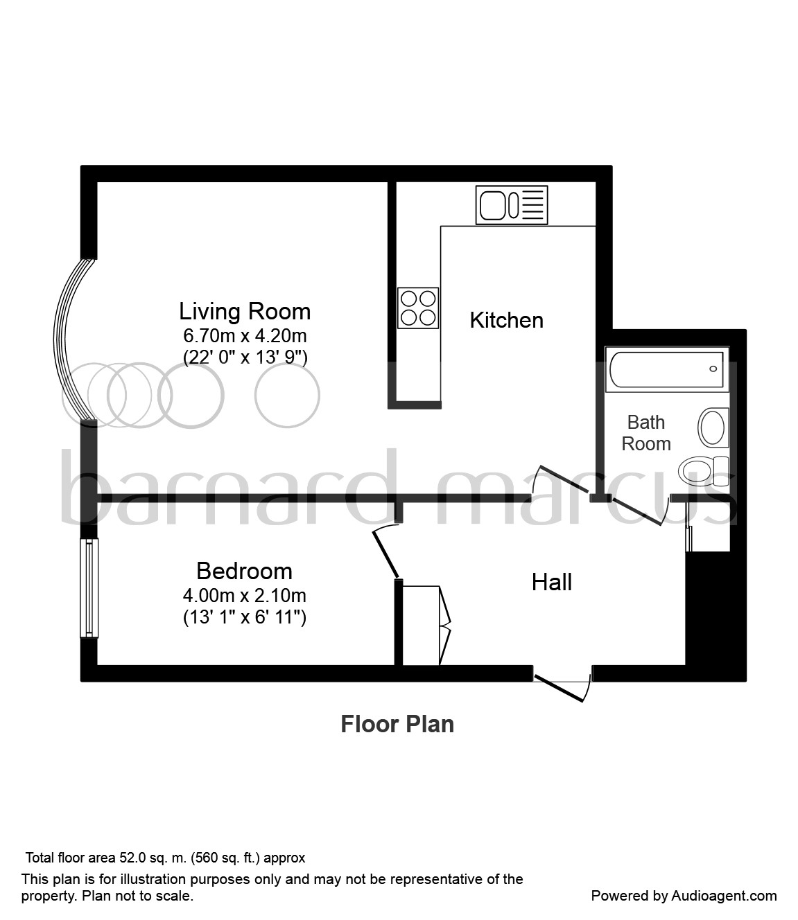 1 Bedrooms Flat for sale in Gloucester Terrace, London W2