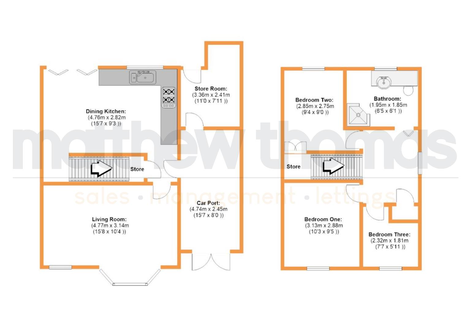 13, Oakland Crescent, Alfreton floorplan