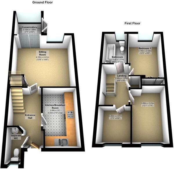 3 Bedrooms Town house for sale in Manor School View, Overseal DE12