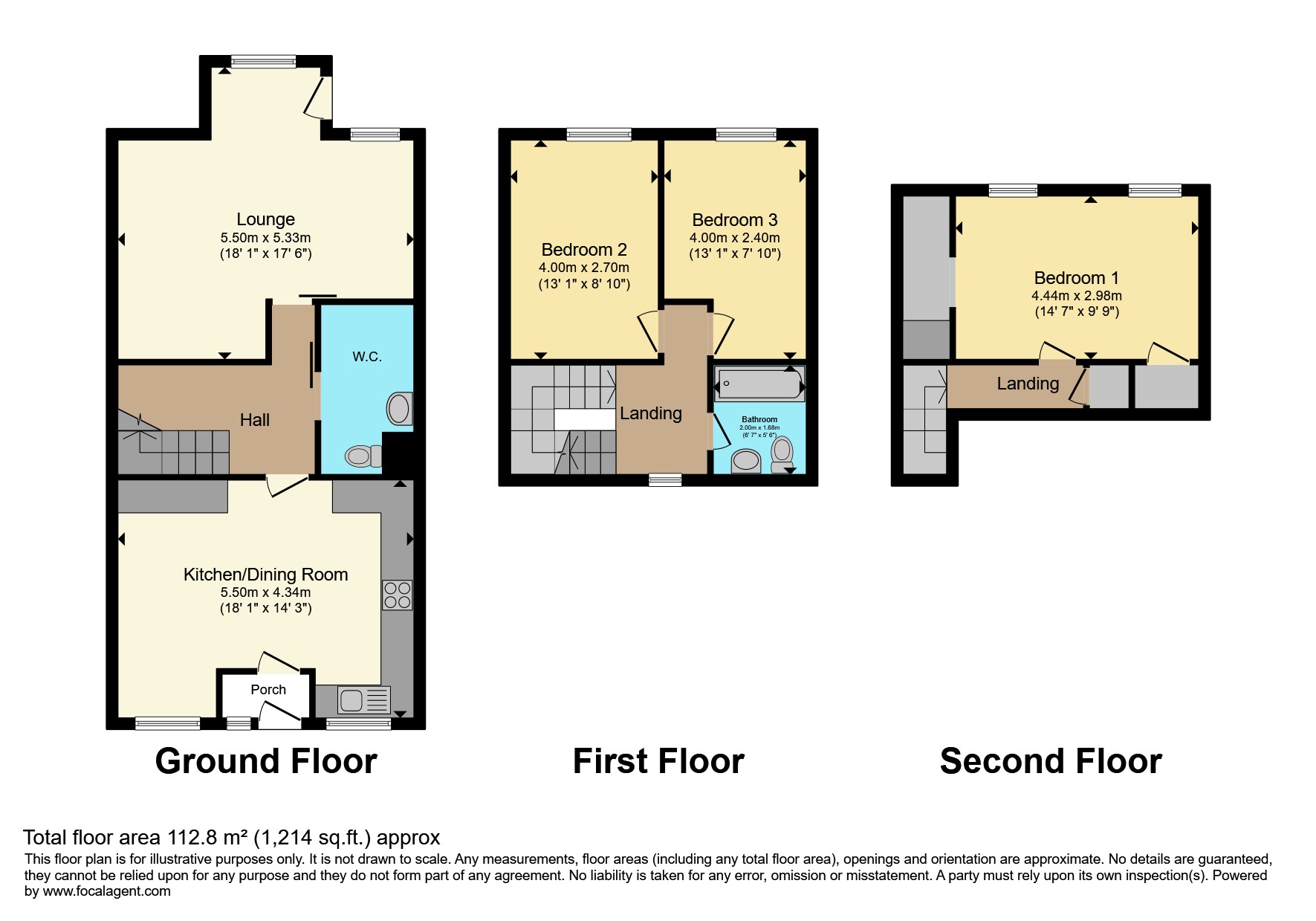 23, Littlebury Green, Basildon floorplan