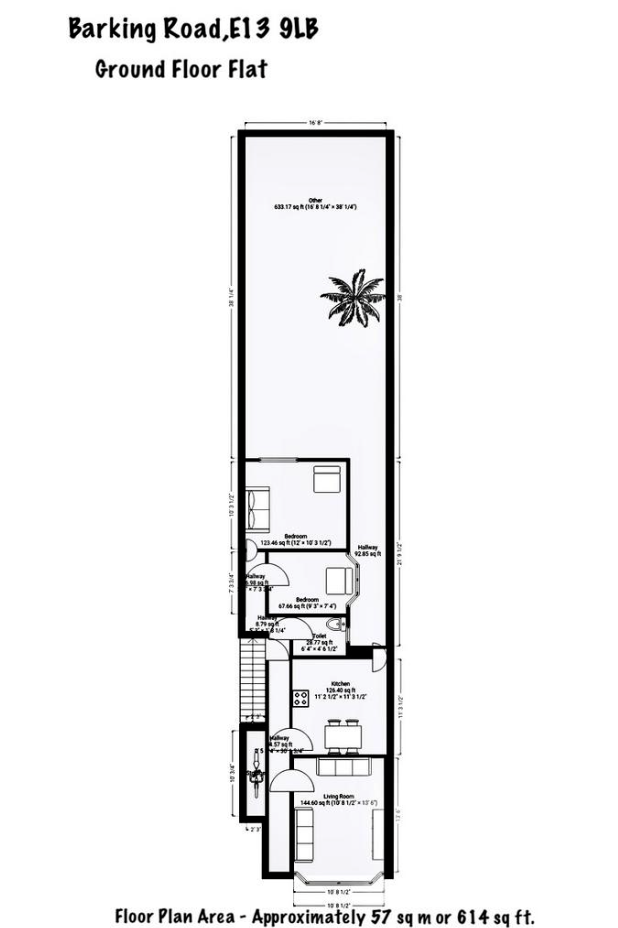 728A, Barking Road, London floorplan