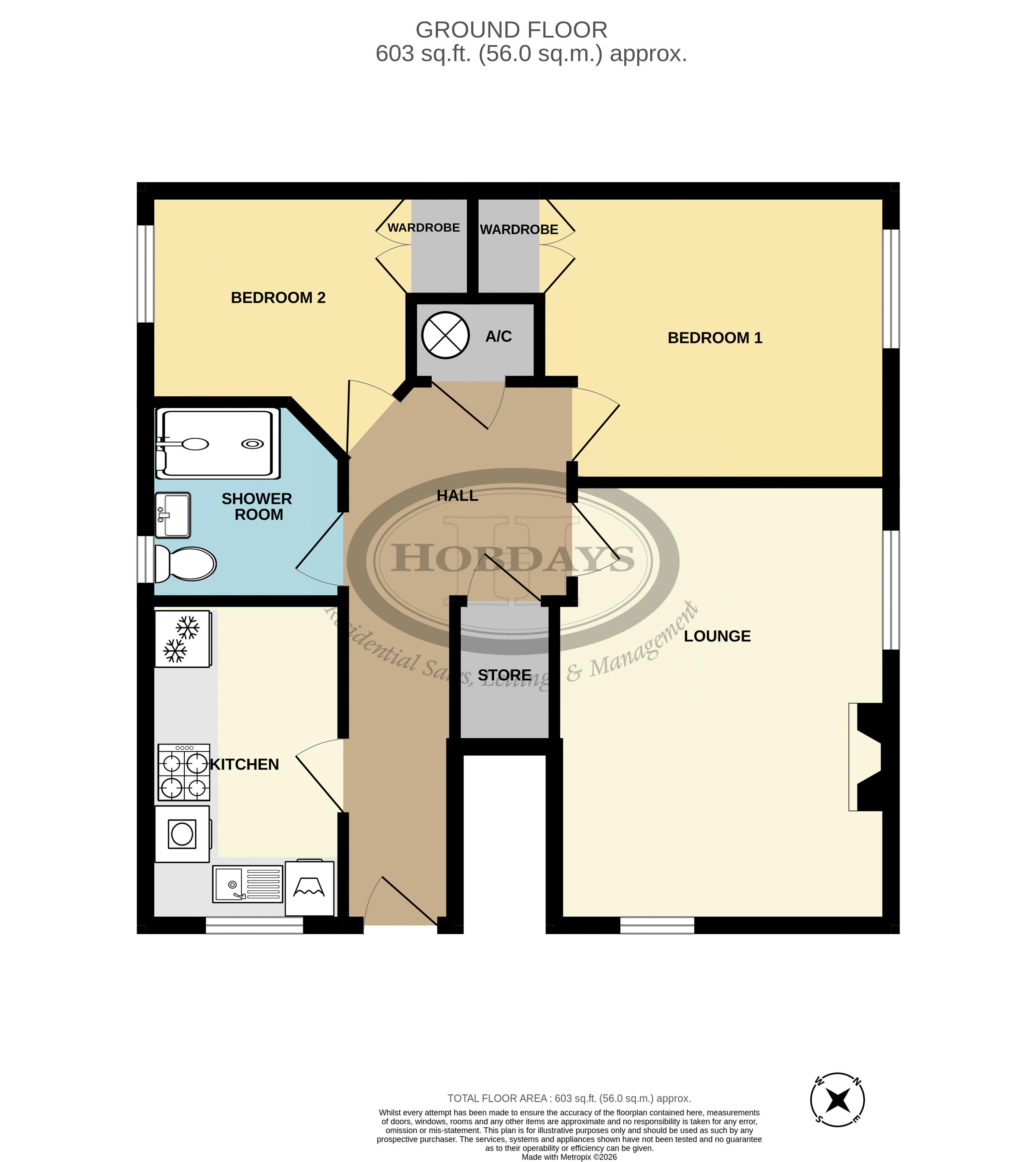 1, Weston Close, Potters Bar floorplan