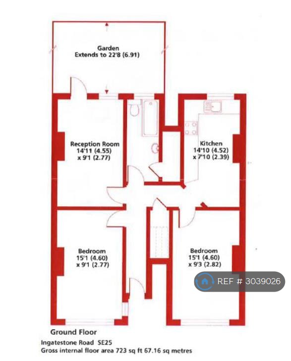 Ingatestone Road, London floorplan