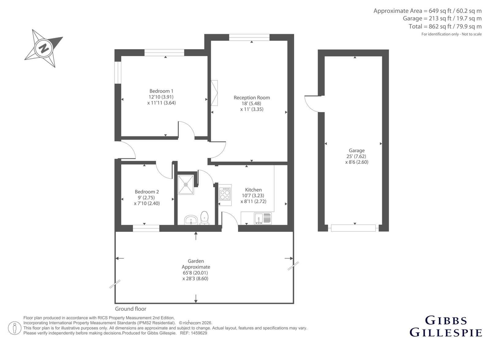 8, The Vale, Ruislip floorplan