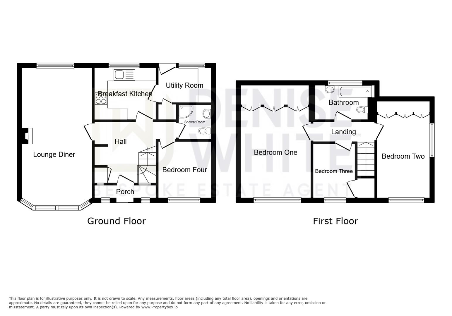 1, Davenport Close, Leek floorplan
