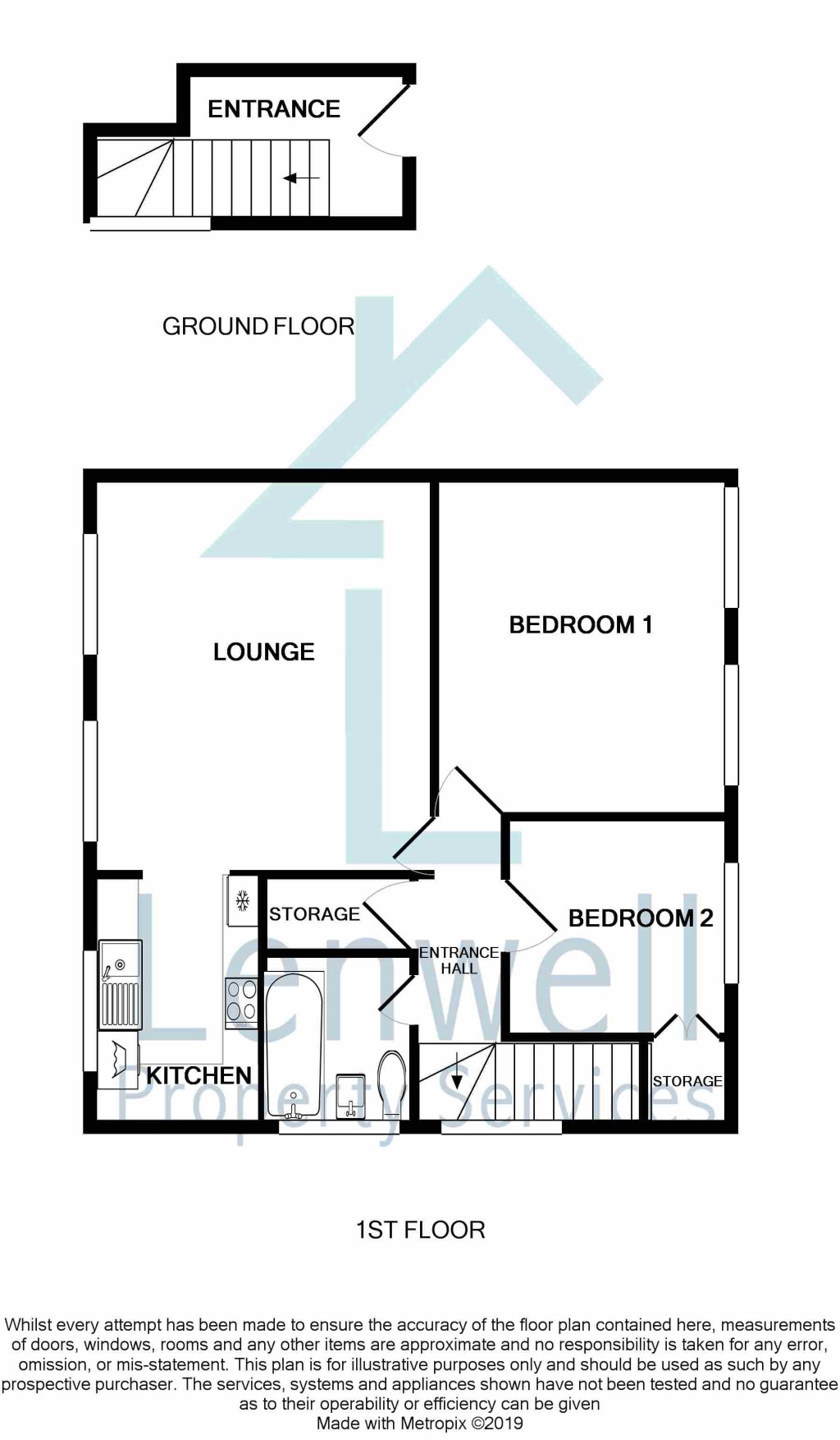 2 Bedrooms Maisonette to rent in Icknield Way, Letchworth Garden City SG6