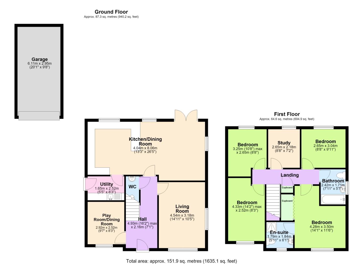 49, Sheepwash Way, Loughborough floorplan