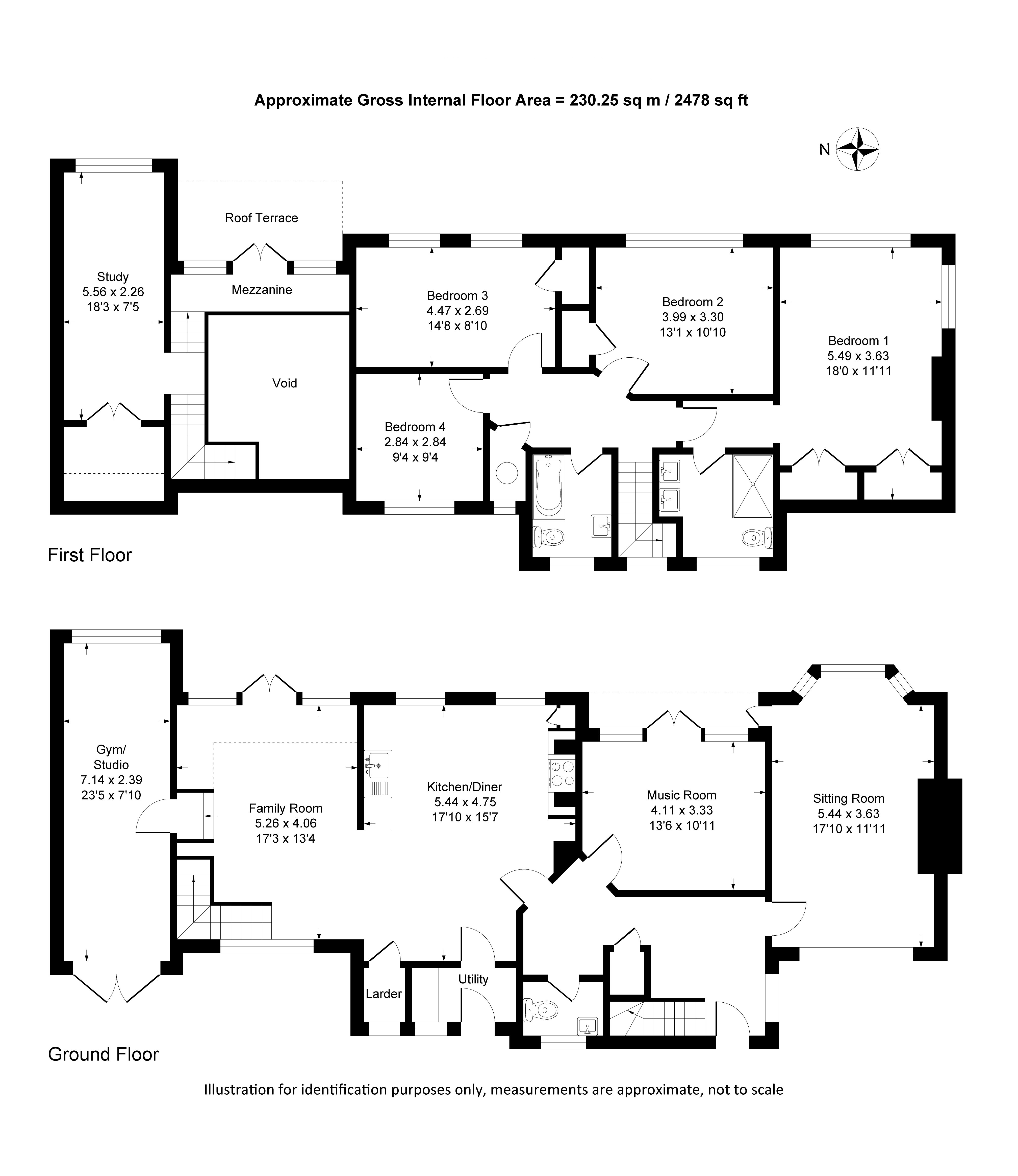 Derrydown, 8, Warren Lane, Eastbourne floorplan