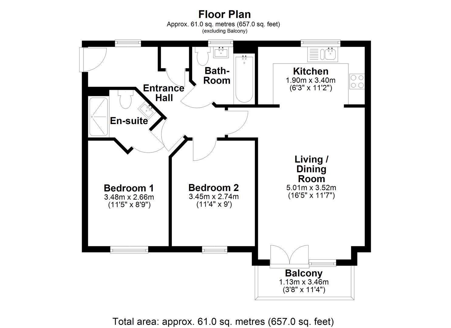 5, Egbert Walk, Cambridgeshire floorplan